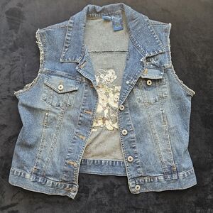 Vintage Disney Seven Dwarves Denim Vest